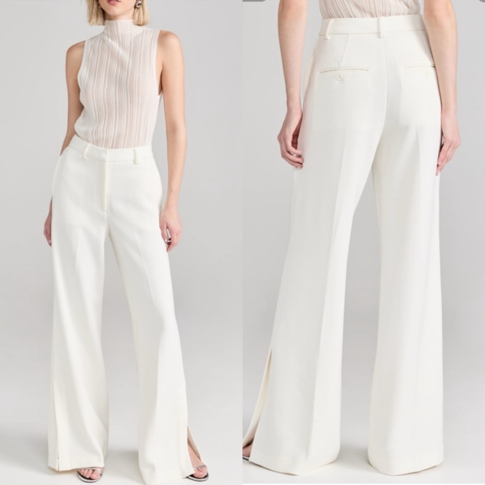 ANINE BING Lyra Trousers Ivory Size 6
